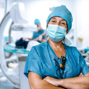 Photographe portrait professionnel médical au bloc opératoire. photographe professionnel santé médical