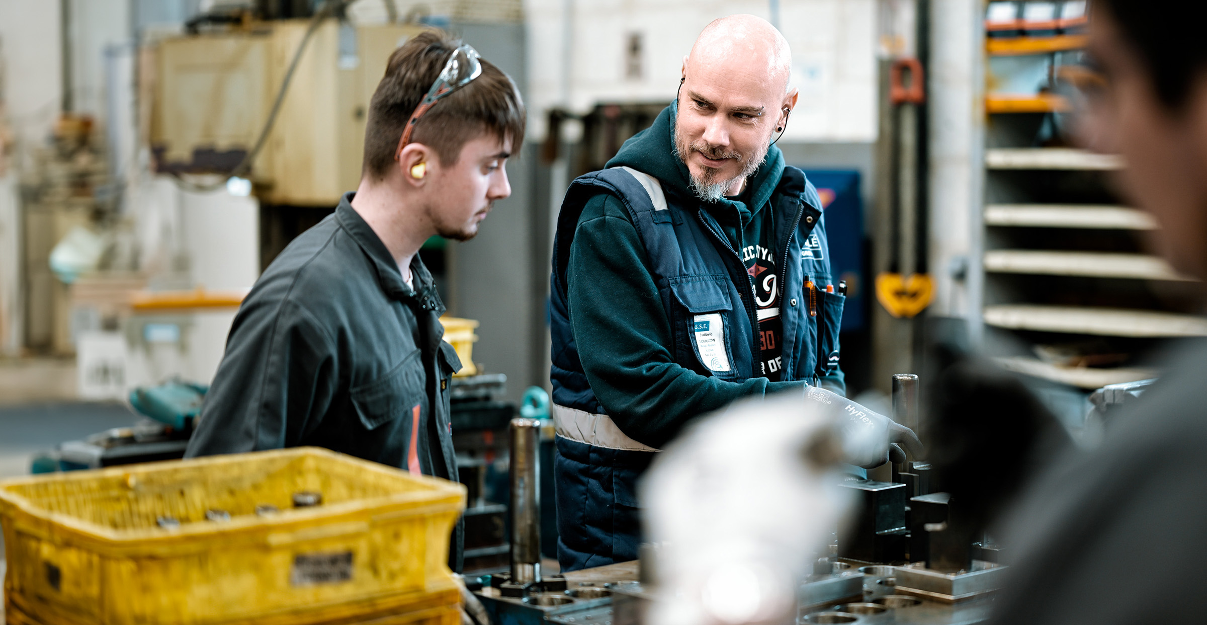 photographe industriel; portrait en usine;